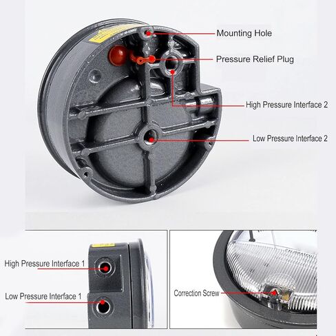 Aluminium Differential Pressure Dial Electronics in Kuwait