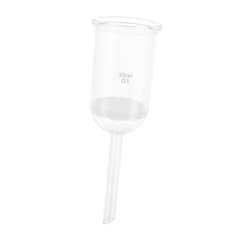 Cabilock Glass Sand Core Laboratory Funnel 35ml Acid-Resistant Glass Filtering Funnel for Chemical Experiments and Scientific Applications in Saudi Arabia