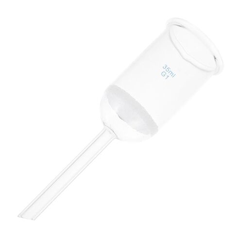 Cabilock Glass Sand Core Laboratory Funnel 35ml Acid-Resistant Glass Filtering Funnel for Chemical Experiments and Scientific Applications in Saudi Arabia
