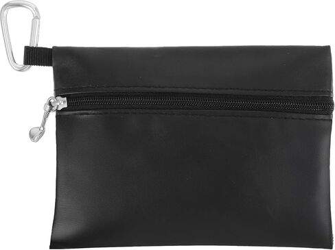 Tee Bag Pouch Golf Tee Bag Pouch for Men with Metal Swivel Zipper Clip Accessories in Saudi Arabia