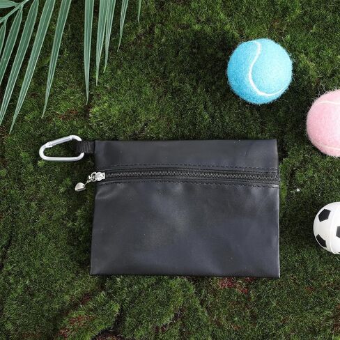 Tee Bag Pouch Golf Tee Bag Pouch for Men with Metal Swivel Zipper Clip Accessories in Saudi Arabia