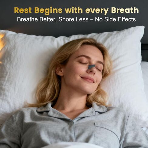 120Pcs Nasal Strips for Snoring, Extra Strength Nose Strips Breathing, Nose Tape for Sports and Sleep, Anti Snoring Strips Help Stop Snoring and Nasal Congestion Relief in Saudi Arabia
