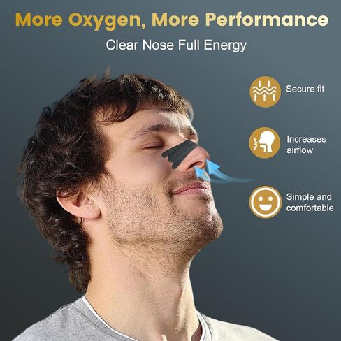 120Pcs Nasal Strips for Snoring, Extra Strength Nose Strips Breathing, Nose Tape for Sports and Sleep, Anti Snoring Strips Help Stop Snoring and Nasal Congestion Relief in Saudi Arabia