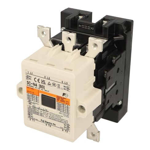 SCN4/1 | SC80BAA-H22 | FUJI SC-N4 AC100/110V CONTACTOR 2N/O+2N/C AUX (40KW AC3 380/440V) in Saudi Arabia