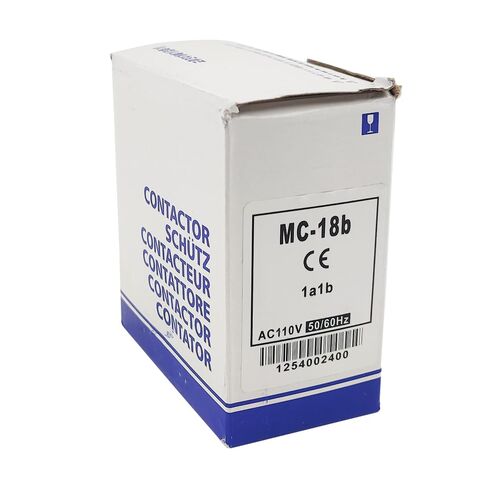 MC-18b 120V AC المقاولين 3P 18A 1NO1NC DIN السكك الحديدية UL CE المدرجة in Saudi Arabia