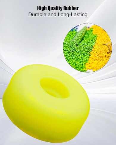 2Pcs 48358 Carriage Stop Roller Bumper Stop Replacement Parts Fit for TranzSporter TP250 and TP400 Shingle hoists, Yellow in Saudi Arabia