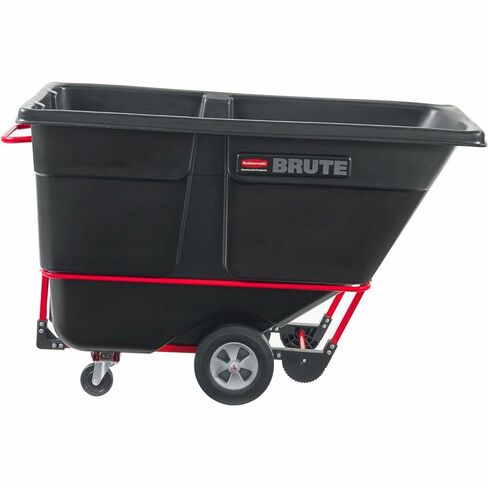 Rubbermaid Commercial FG131500BLA Forkliftable Polyethylene Dump Truck, 1250-Pound Capacity, Black in Saudi Arabia