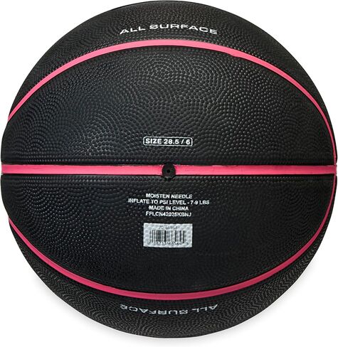 Champion Downtown Basketball - Durable Rubber Cover with Deep Channels for Better Control, Anti-Burst Butyl Bladder, Includes Ball Pump, for Indoor/Outdoor Play in Saudi Arabia