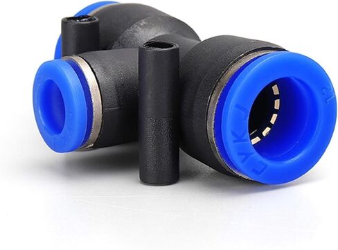 PE Connectors 4mm 6mm 8mm 10 12MM Pneumatic Fitting Quick Connect Slip Lock 3Way Plastic Hose Tube Connector 1Pcs(PEG 12-10) in Saudi Arabia