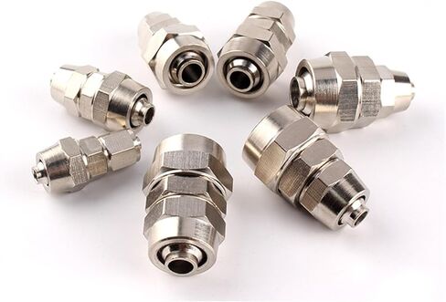 PU PG 4MM 6 8 10 12 14 16MM Straight Type Fittings Pneumatic Pipe Connector 1Pcs(12-14) in Saudi Arabia