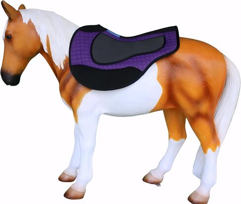 CHALLENGER Horse Saddle PAD 20" x17 Pony Contoured Endurance Close Contact Quilted 39TS22PRP in Saudi Arabia