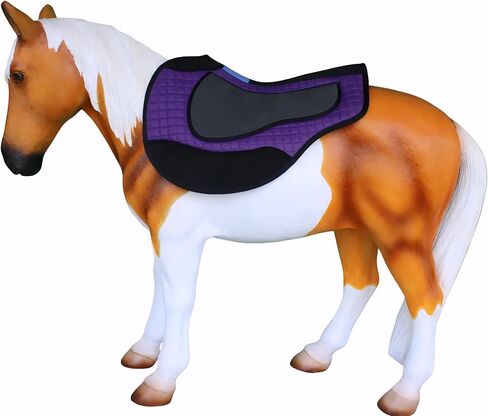 CHALLENGER Horse Saddle PAD 20" x17 Pony Contoured Endurance Close Contact Quilted 39TS22PRP in Saudi Arabia