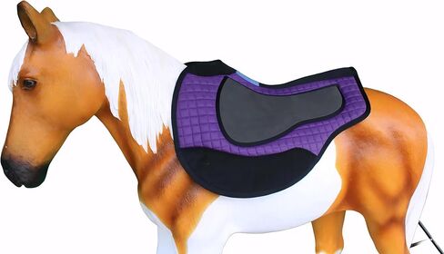 CHALLENGER Horse Saddle PAD 20" x17 Pony Contoured Endurance Close Contact Quilted 39TS22PRP in Saudi Arabia