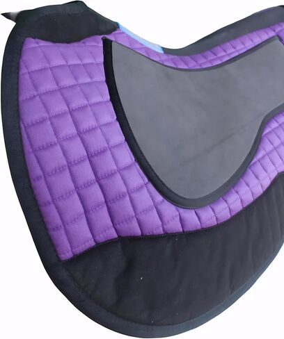 CHALLENGER Horse Saddle PAD 20" x17 Pony Contoured Endurance Close Contact Quilted 39TS22PRP in Saudi Arabia