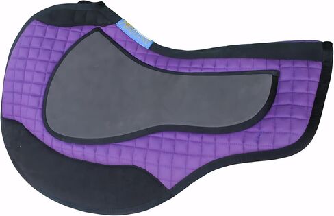 CHALLENGER Horse Saddle PAD 20" x17 Pony Contoured Endurance Close Contact Quilted 39TS22PRP in Saudi Arabia