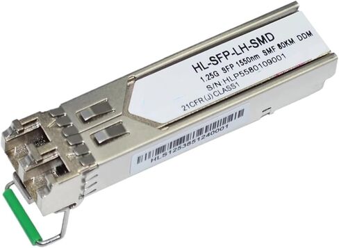 جهاز الإرسال والاستقبال البصري HL-SFP-LH-SMD 1.25G SFP 1550NM 80KM DOM الوحدة البصرية الأصلية (4 قطع 80 كم) in Kuwait