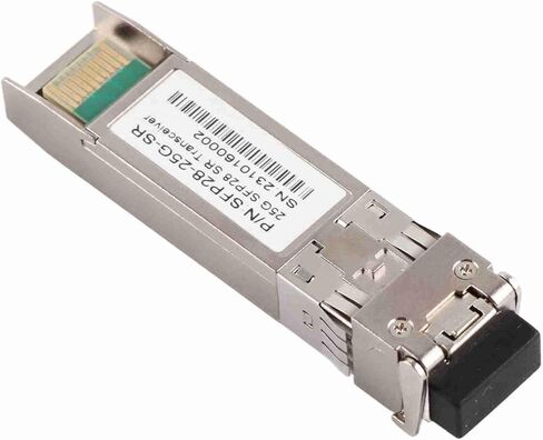 AIQ YP19002 SFP28 25G SR 100M Optical Module, 10 Gigabit MultiMode Dual Transceiver, Speed Data for Computing, Data Center, Server, Compatible in Kuwait