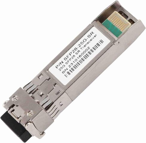 AIQ YP19002 SFP28 25G SR 100M Optical Module, 10 Gigabit MultiMode Dual Transceiver, Speed Data for Computing, Data Center, Server, Compatible in Kuwait