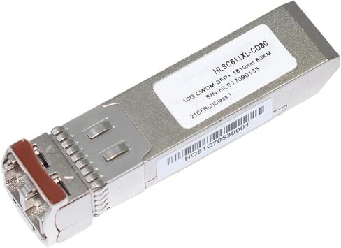 جهاز الإرسال والاستقبال البصري SFP-CW49/51/57-LD80 HLSC611XL-CD80 1490/1510/1570/1610nm 80 كجم الوحدة البصرية الأصلية (5 قطع 1610 نانومتر) in Kuwait