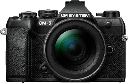 OM System OM-5 Mark II Mirrorless Camera ، Black with M.Zuiko Digital ED 12-45mm F/4 Pro Lens in Saudi Arabia
