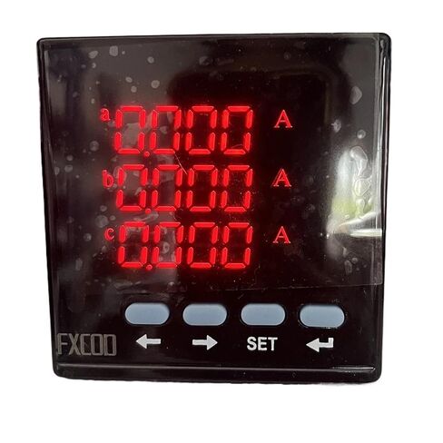 3P4L 3P3L ثلاث مراحل LED مقياس التيار الكهربائي شاشة عرض رقمية عداد لوحة الجهد 1 قطعة (120*120 مللي متر) in Saudi Arabia