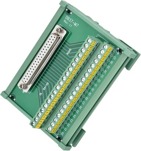 CHICIRIS Compact PCB Female Connector Module with Rated Current 0.8A per Pin, Terminal Block Adapter Plate with 5.0mm Terminal Spacing, Suitable for 14-26AWG Wire Range in Saudi Arabia