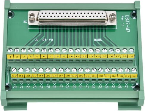 CHICIRIS Compact PCB Female Connector Module with Rated Current 0.8A per Pin, Terminal Block Adapter Plate with 5.0mm Terminal Spacing, Suitable for 14-26AWG Wire Range in Saudi Arabia