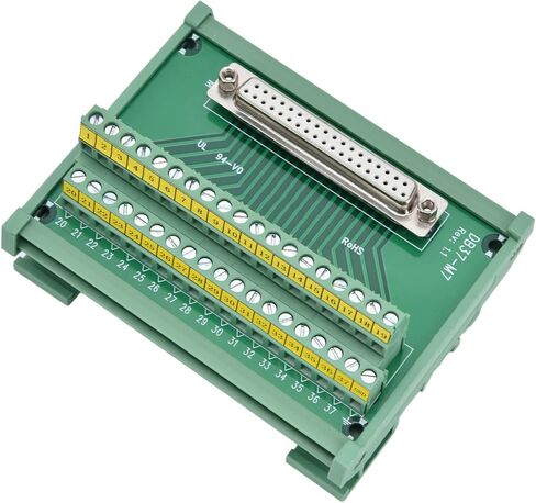 CHICIRIS Compact PCB Female Connector Module with Rated Current 0.8A per Pin, Terminal Block Adapter Plate with 5.0mm Terminal Spacing, Suitable for 14-26AWG Wire Range in Saudi Arabia