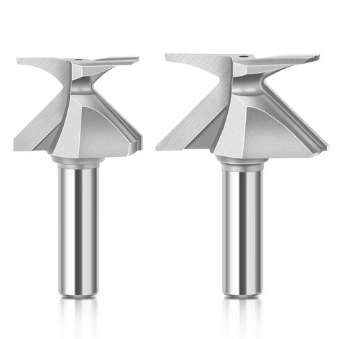 1/2 Inch Shank 12mm Arc Bending Integrated Router Bit R18 R30 Bits for Woodworking Milling Cutter Tools(12.7xR18mm(Seam)) in Saudi Arabia