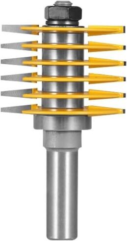 سكين مشترك لإصبع السلم، قاطعة طحن للأعمال الخشبية مكونة من 6 قطع، لوحة، شفرة، لسان (ساق 12 مم) in Kuwait