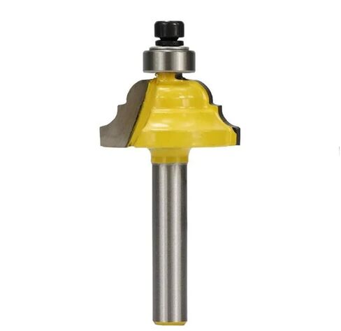 1/4 عرقوب جهاز توجيه الخشب بت مع تحمل 1 بوصة خط سكين 6.35 مللي متر قطر قاطعة المطحنة أداة نجارة in Kuwait