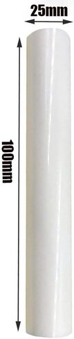 Solid Alumina Ceramic Rods for Electronics Mechanical Aerospace Diameter 15-50mm, Length 100mm,25mm×100mm in Saudi Arabia