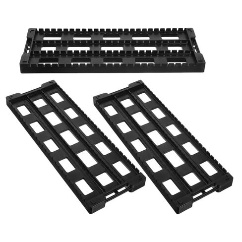 Anti-Static PCB Rack 25-Slot Circuit Board Holder Stand 17.2X6.3X1.2 Inches ESD Safe PCB Support Organizer for Electronics Workbench in Saudi Arabia