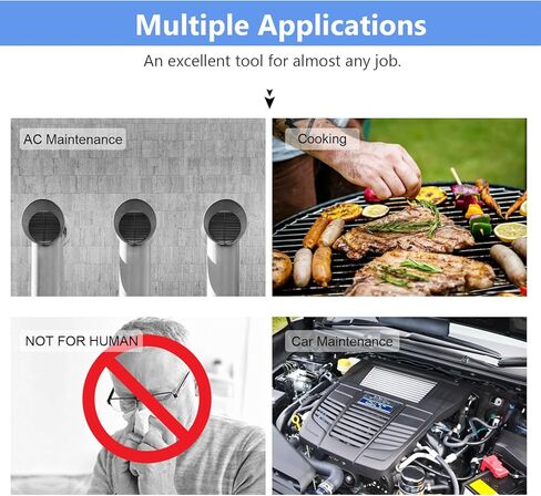 HOLDPEAK 981C ميزان حرارة رقمي بالليزر بالأشعة تحت الحمراء غير ملامس، مسدس درجة حرارة الأشعة تحت الحمراء للقراءة الفورية -58 إلى 1022 درجة فهرنهايت (-50 إلى 550 درجة مئوية) للطهي، والشواية، وفرن البيتزا، والشواية، والمحرك، والتدفئة والتهوية وتكييف الهواء، in Kuwait