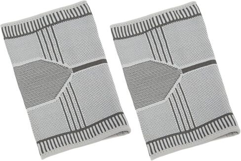 aqxreight 1 Pair Graphene Elbow Pads Elbow Joints Warmer Sleeves for Outdoor Sports Lattice Heating M Heat The Reflect Body Warm in Graphene Excellent Materials Yarn Dispersed Using Can (L) in Saudi Arabia