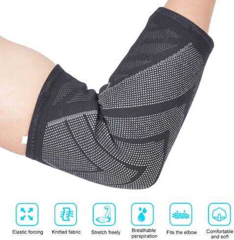 Ymiko Unisex Breathable Elastic Elbow Protector for Fitness and Sports Support (S Size Single Pack) in Saudi Arabia
