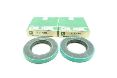 LOT of 2 CR CHICAGO RAWHIDE 13738 Oil Seal 1-3/8IN X 2-3/8IN X 5/16IN in Saudi Arabia