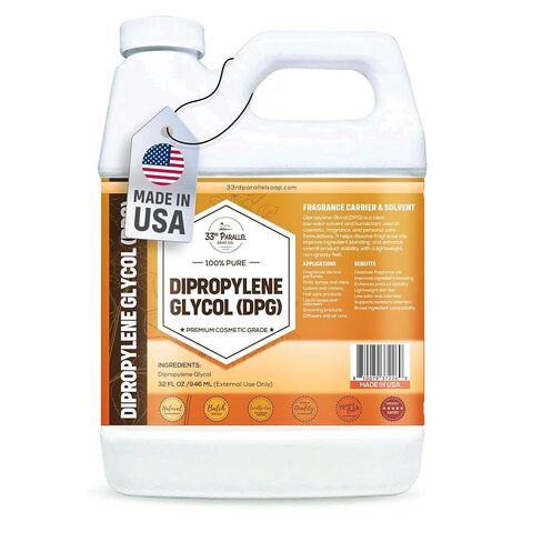 32oz Dipropylene Glycol (DPG) – Versatile Solvent & Fragrance Diluent for Perfume, Essential Oils & Personal Care Formulations – Clear, Low Odor Cosmetic Ingredient | 32 Ounces in Saudi Arabia