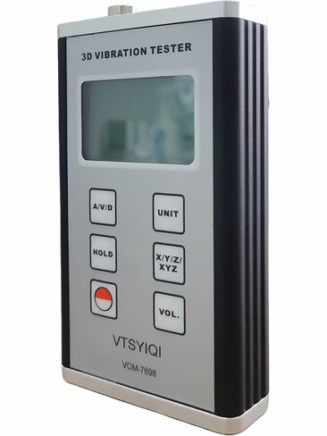 3 Axis Vibration Meters Gauge Handheld 3D Vibrometer with 3-Axis Piezoelectric Accelerometer Sensor Acceleration 10 Hz~1kHz 10 Hz~10kHz 3-Axis Piezoelectric Accelerometer Sensor in Saudi Arabia