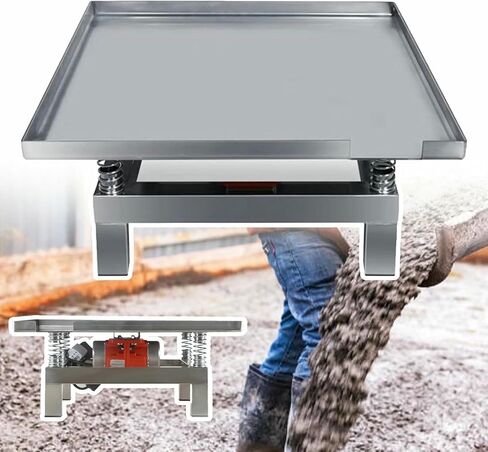 طاولة اهتزاز الخرسانة الكهربائية لمشاريع البناء - جهاز اختبار الاهتزاز على سطح الطاولة بسعة 1-3 مم وتردد 3000-3600 مرة/الدقيقة in Kuwait