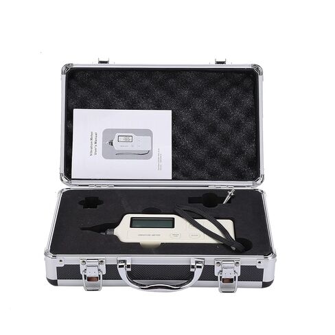 63A Mechanical Vibration, Digital Vibration Meter, Accuracy Portable Vibration Tester with LCD Display, Replacement Probe and Toolbox for Mechanical Fault Detection in Kuwait