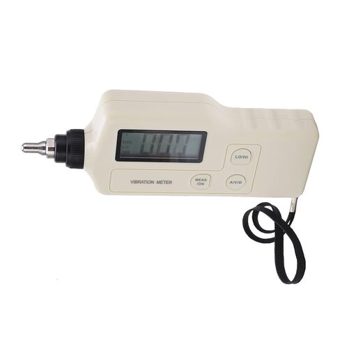 63A Mechanical Vibration, Digital Vibration Meter, Accuracy Portable Vibration Tester with LCD Display, Replacement Probe and Toolbox for Mechanical Fault Detection in Kuwait