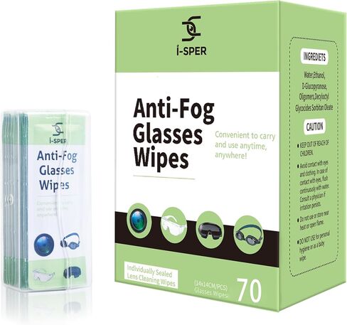 70 مناديات عدسة Count Anti Fog للعدسات ، مناديل المناديل الفردية المغلفة مسبقًا ، مع صندوق حمل ، مناديل شاشة Defigging للعينات ، الطبقات الشمسية ، نظارات واقية ، عدسة الكاميرا in Kuwait