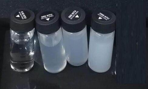 سائل معايرة التعكر الرقمي القياسي 1000 NTU حل المعايرة القياسي مع 4 قطع نطاق الحل 0.02NTU 200NTU 500NTU 1000NTU لمقياس تعكر المياه الرقمي TB200 in Kuwait