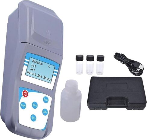 جهاز قياس التعكر المحمول للمختبر ZD-10A، نطاق 0-200 NTU، ضوء متناثر 90 درجة، يتضمن حقيبة حمل و3 قوارير عينات، أداة اختبار جودة المياه الأساسية in Kuwait
