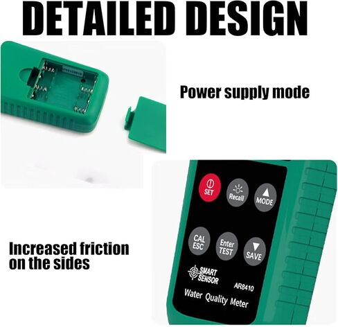 Portable Tap Water Turbidity Meter, Handheld Digital Laboratory Turbidity Meter, 0-200 Ntu, with Backlight Display, Suitable for Laboratories, Swimming Pools, Etc(Color:Green) in Saudi Arabia