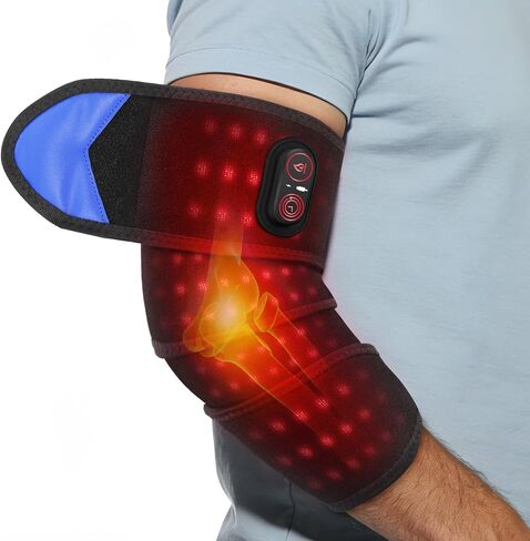 وسادة تدفئة لاسلكية للذراع والمرفق لتخفيف الآلام، وسادة تدفئة للذراع قابلة لإعادة الشحن بقدرة 5000 مللي أمبير في الساعة، كم وسادة تدفئة للذراع طويلة جدًا، غلاف كبير للكوع مُسخن مع 3 مستويات تسخين ومؤقت in Kuwait