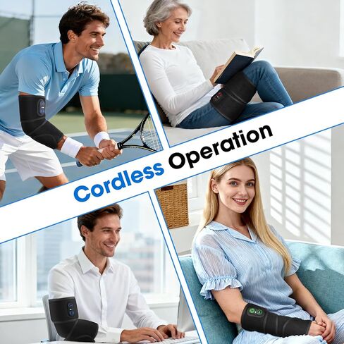 وسادة تدفئة لاسلكية للذراع والمرفق لتخفيف الآلام، وسادة تدفئة للذراع قابلة لإعادة الشحن بقدرة 5000 مللي أمبير في الساعة، كم وسادة تدفئة للذراع طويلة جدًا، غلاف كبير للكوع مُسخن مع 3 مستويات تسخين ومؤقت in Kuwait