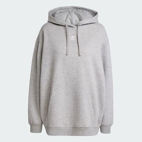 adidas Women's ESS OS HOODIE Medium grey heather/MM US in Saudi Arabia