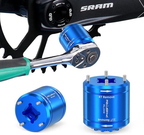 أداة إزالة غطاء ذراع الساعد 2 في 1، أداة ضبط غطاء الساعد متوافقة مع SRAM DUB/BB30 وShimano XTR M9100 (11 درجة) in Kuwait